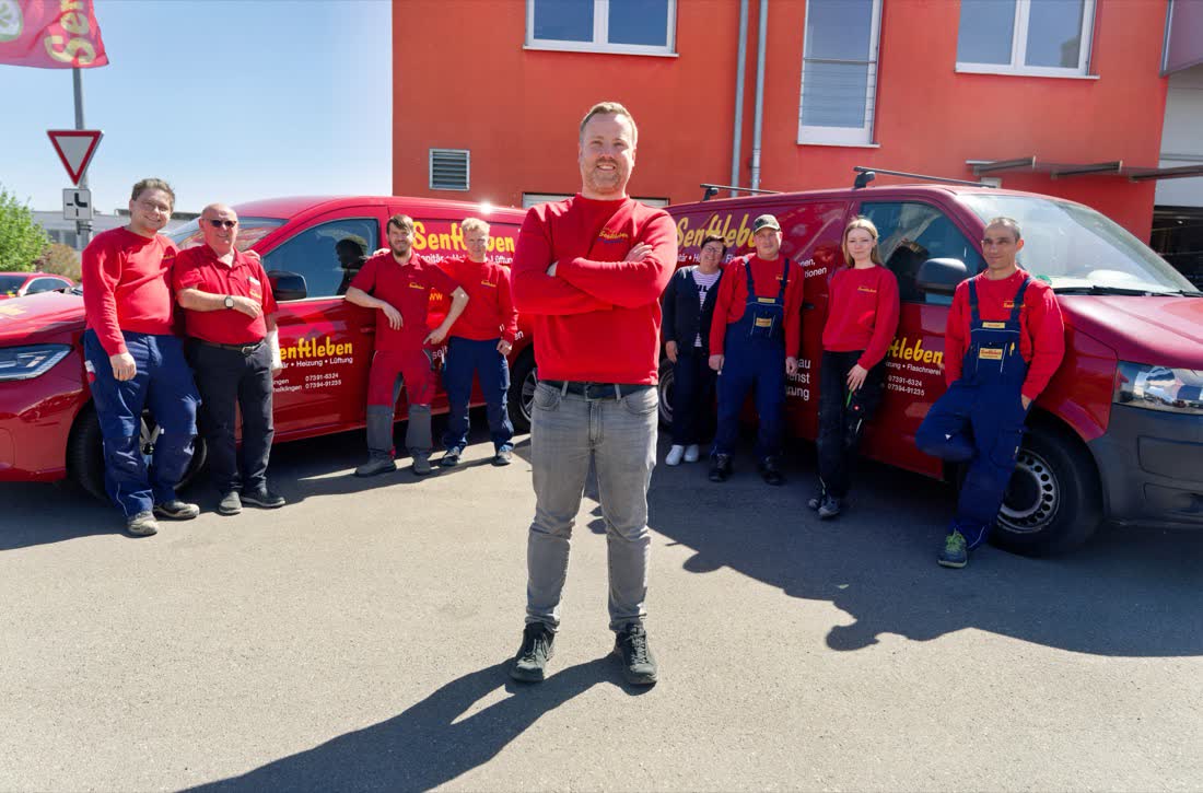 Team von Senftleben Haustechnik in Ehingen