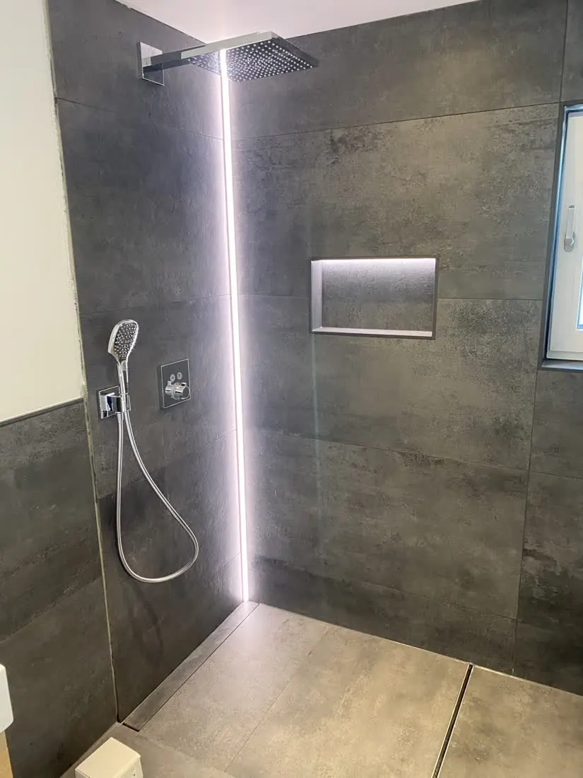 Bodengleiche Dusche — Projekt eines Kunden