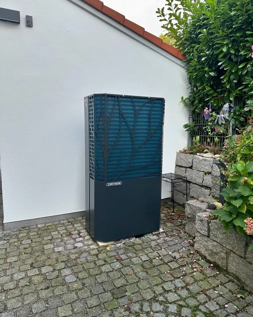 Wärmepumpe am Einfamilienhaus — Projekt eines Kunden